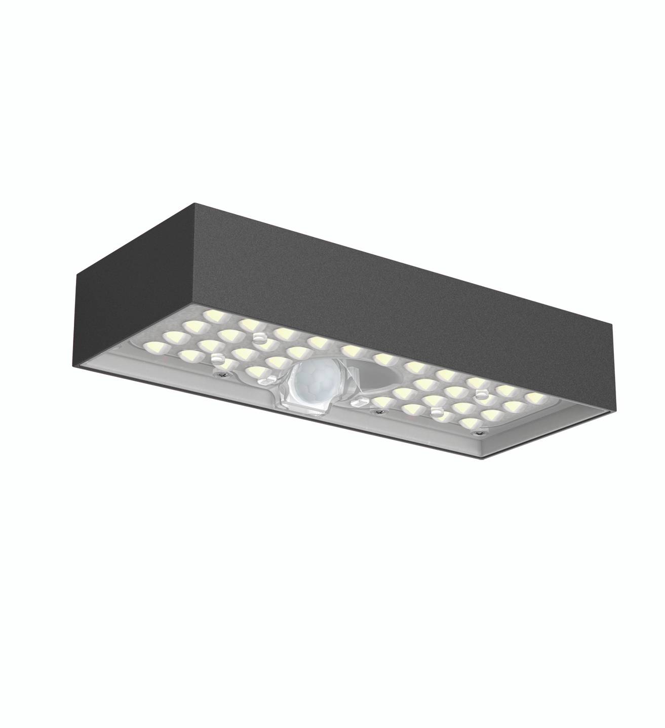 xanlite - Applique solaire LED noire, détecteur de mouvement désactivable, IP44, 900 Lm, 4000K, Blanc neutre - Image 7