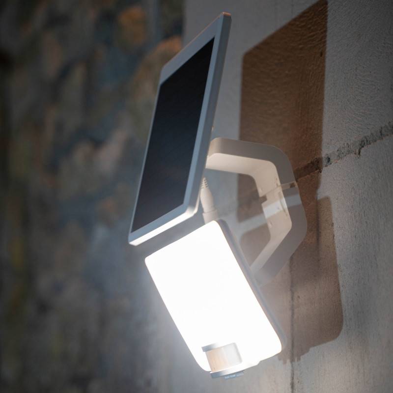 xanlite - Projecteur mural solaire LED détecteur mouvement- 2 éclairages- IP44 1500 Lumens 4000K Blanc neutre - Image 7