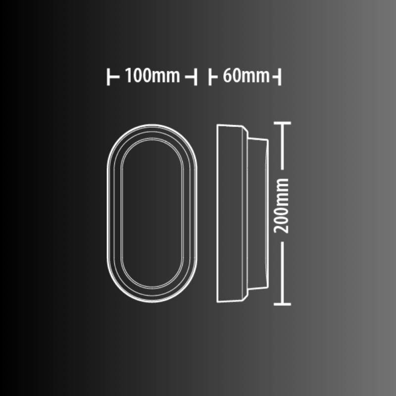 xanlite - Hublot LED oblong blanc, IP65, 1500 Lumens, CCT - Image 2