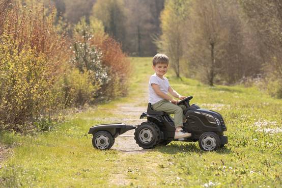 Smoby - TRACTEUR FARMER XL BLACK+REMORQUE - Image 4