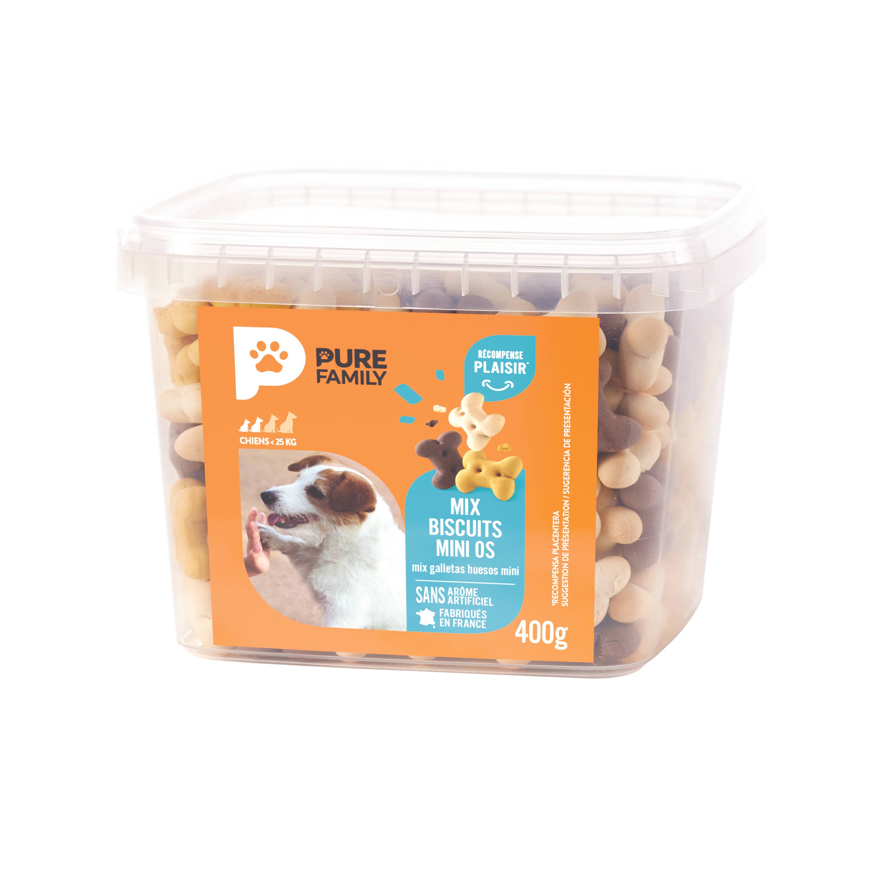 Pure Family - Seau biscuits mini os - 400 g - PURE FAMILY - Imagen 3