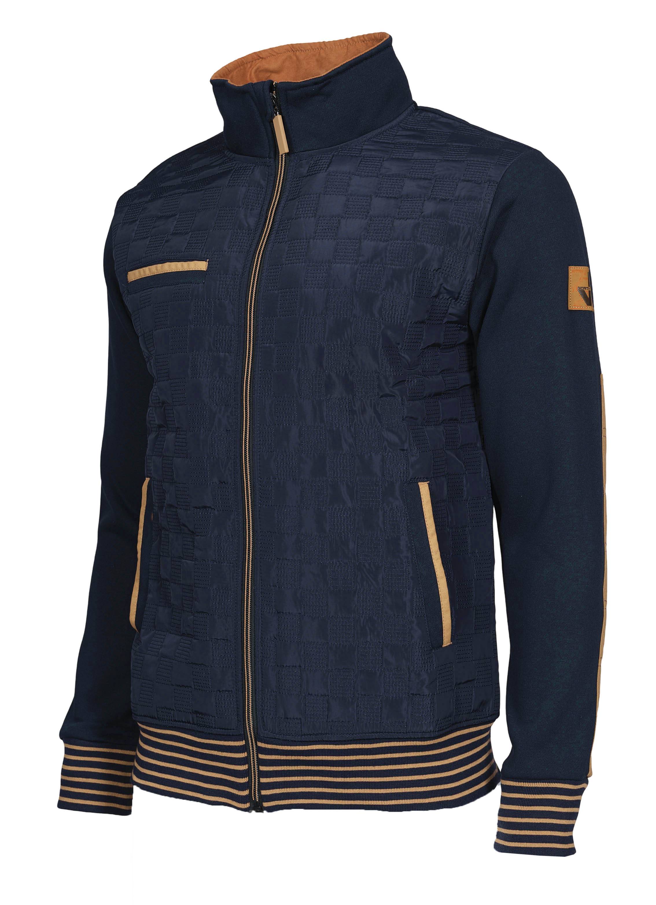 Nineworths - Gilet de travail Andreu marine/camel taille XXL - Nine Worths
