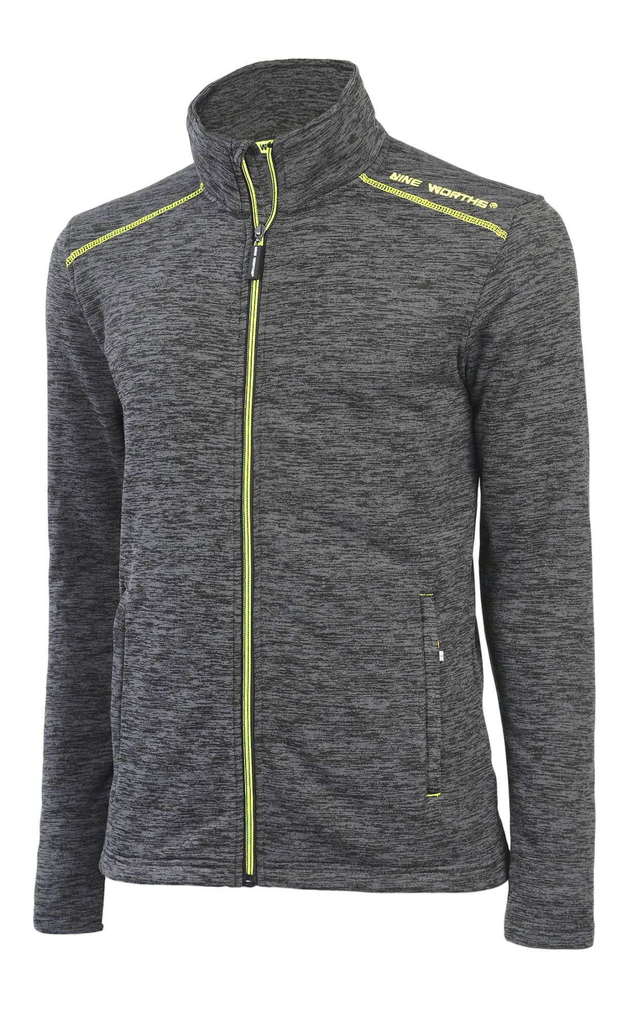 Nineworths - Gilet de travail Lenny gris chine/jaune fluo taille XL - Nine Worths - Image 1