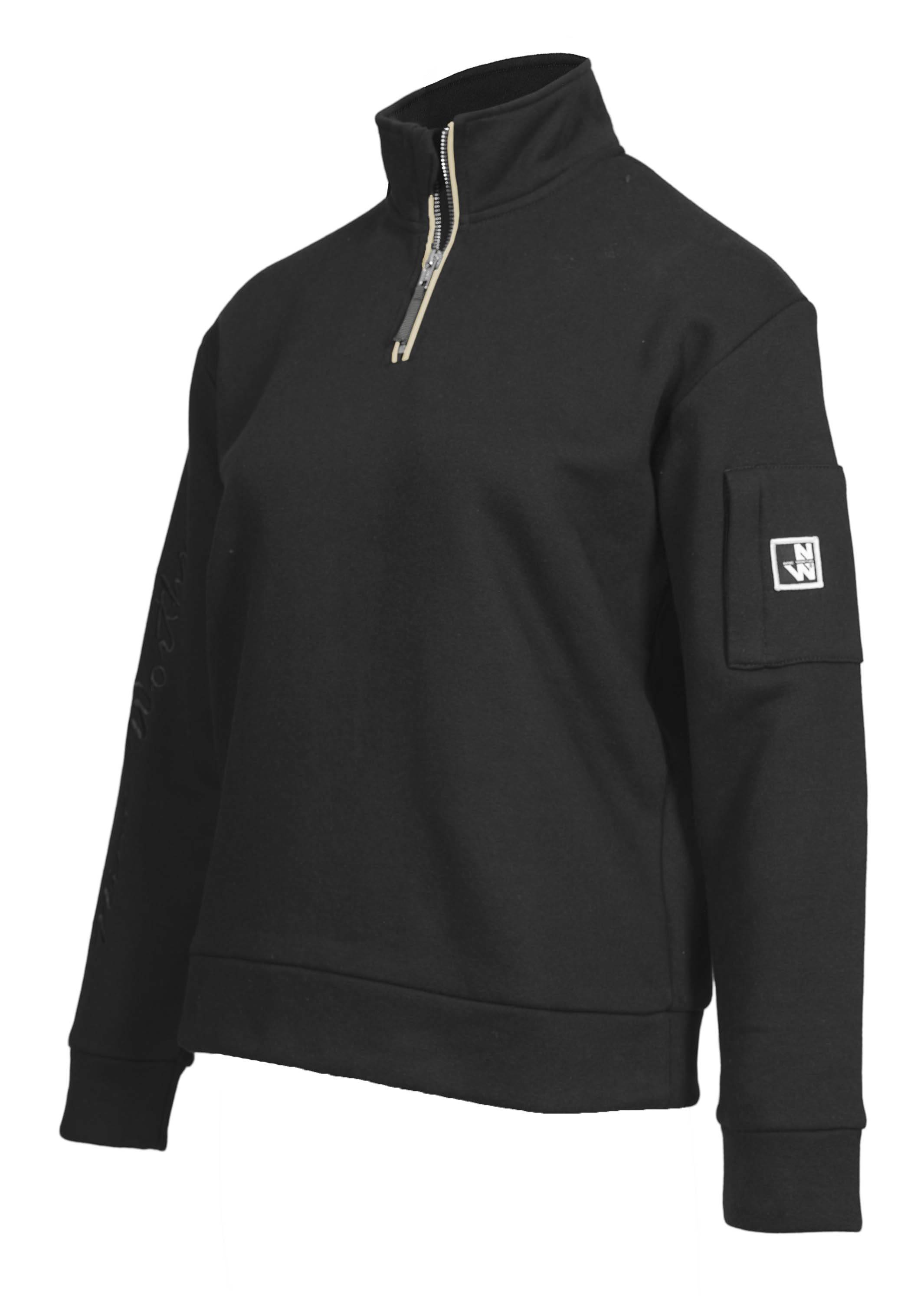 Nineworths - Sweat de travail Letty noir taille XL - Nine Worths