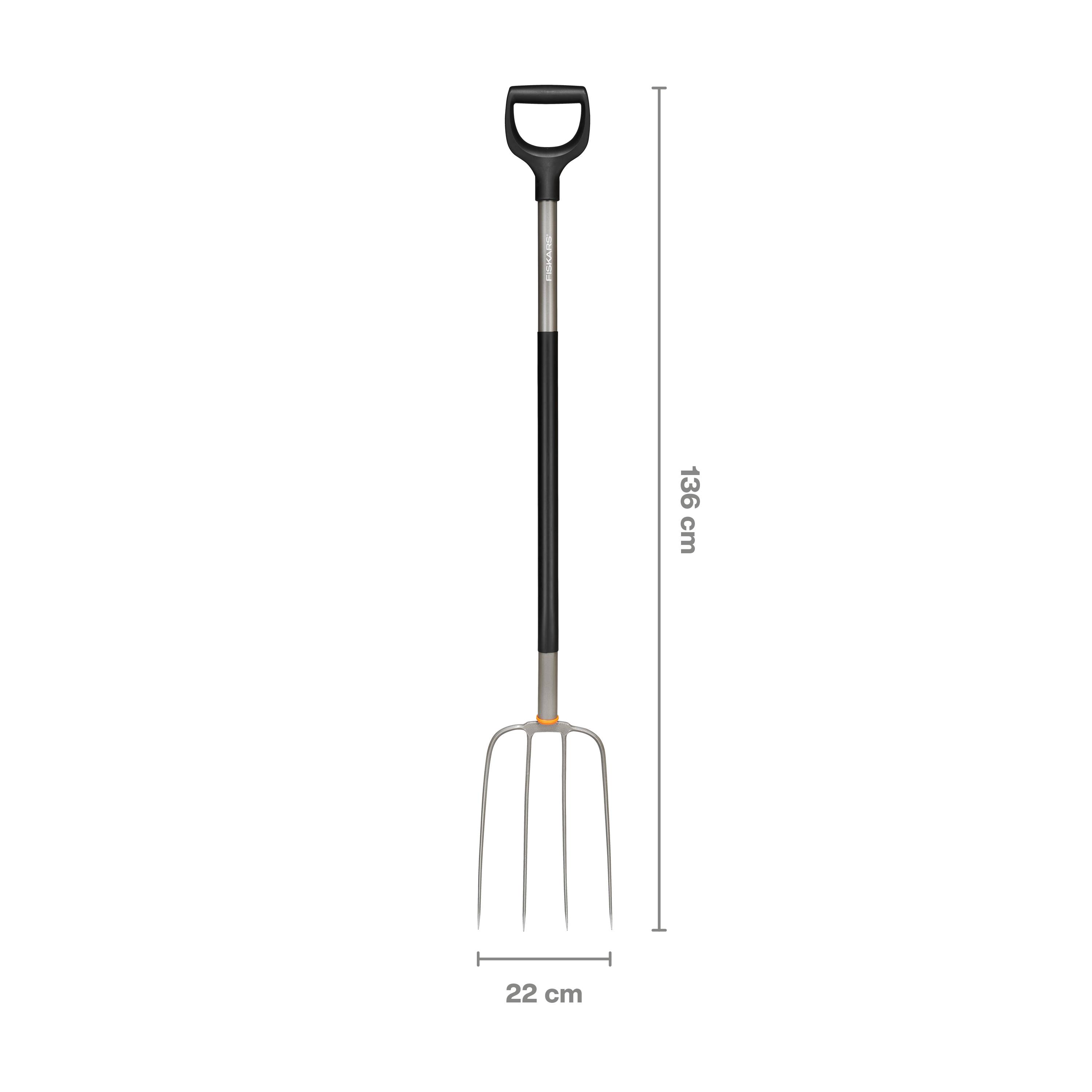 Fiskars - Fourche à fumier & compost Ergonomic™ - FISKARS
