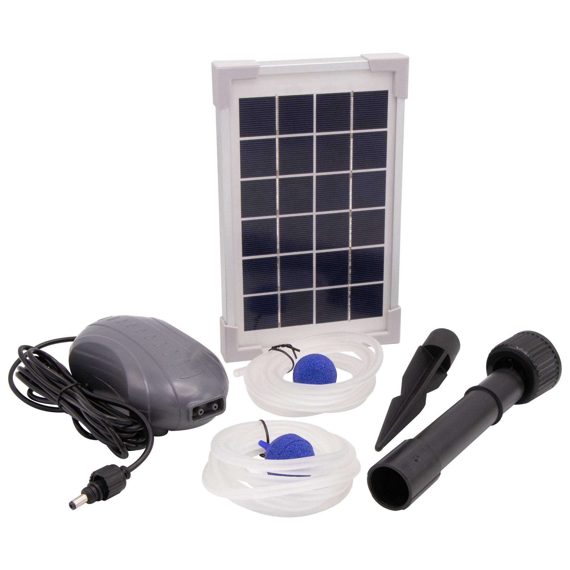 Ubbink - Bomba de aire solar para estanque de jardín Air Solar 200 - Ubbink - Imagen 1