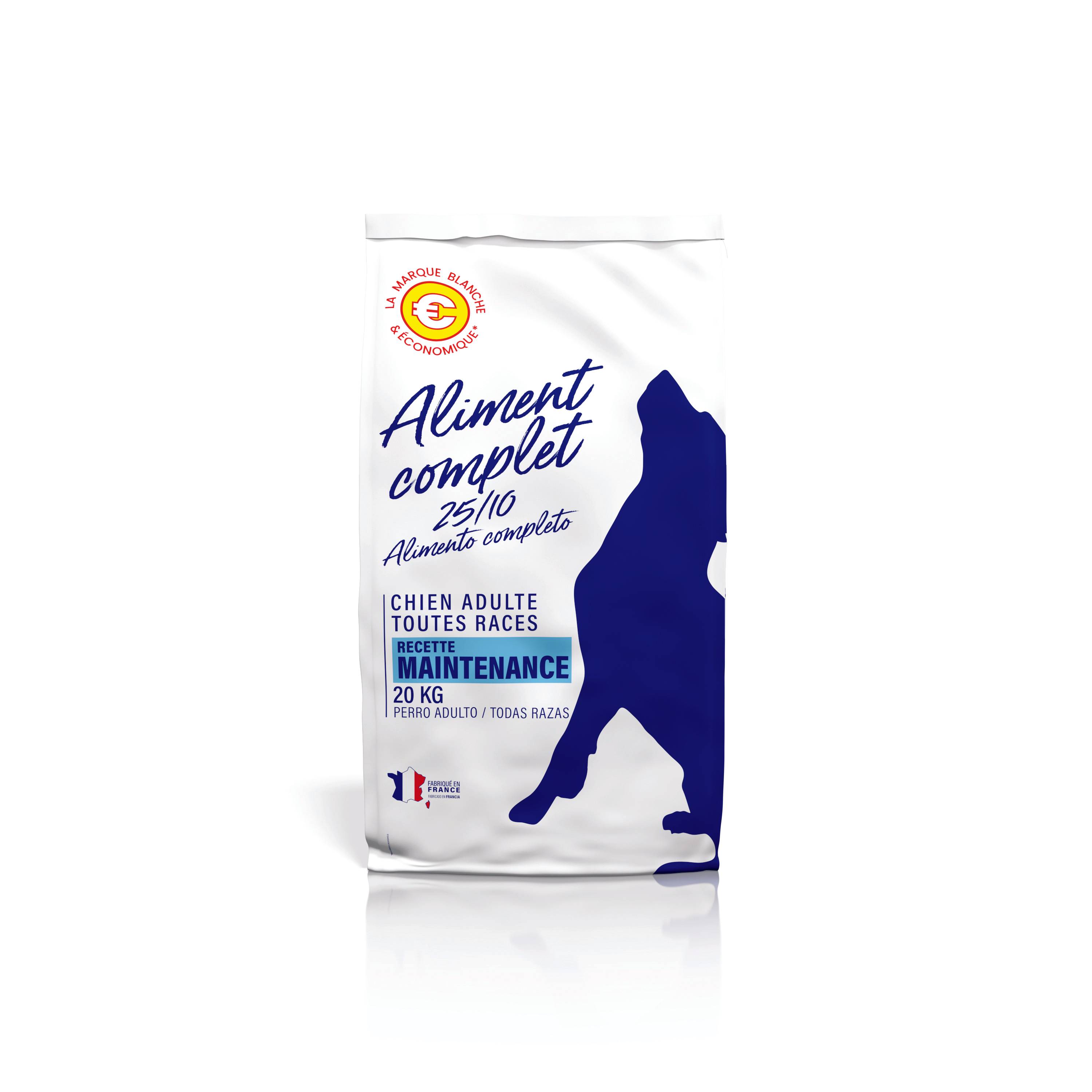 Marque Blanche et Economique - Croquettes pour chien adulte toutes races, recette maintenance - Imagen 2