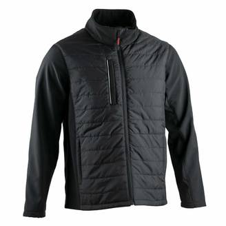 Veste bi-matière microfibre noir 300 g-m2 L.350 cm l.420 cm H.50 cm - Lma