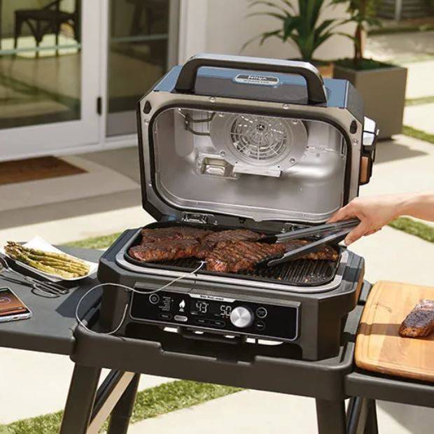ninja - Barbecue électrique fumoir Ninja Woodfire Pro Connect XL OG901EU - Image 4