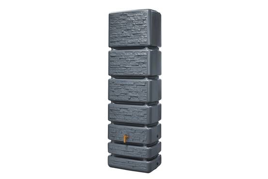 4Rain - Récupérateur d'eau de pluie 350L robinet inclus Slim stone anthracite - 4rain - Image 1