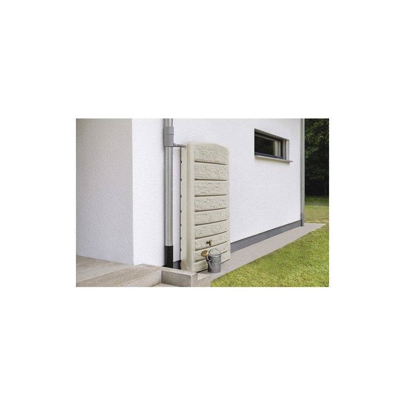Garantia - Récupérateur d'eau de pluie 400L mural robinet inclus sable ExtraSlim - GRAF - Imagen 1