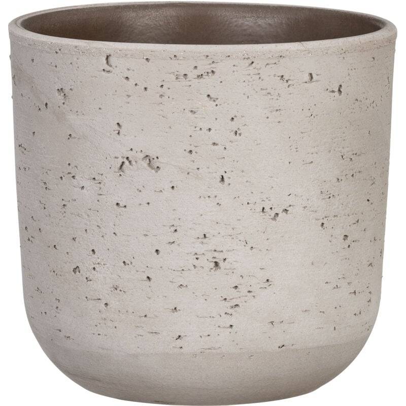 Pot de fleurs La Natura céramique Basalt Ø14.2 cm H.13.3 cm - Scheurich - Imagen 1