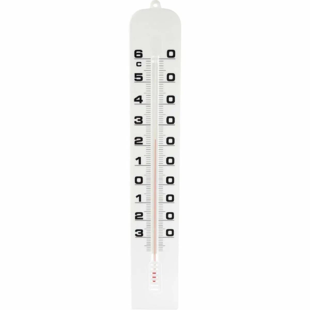 Stil - Termómetro mural plástico blanco L.41 cm l.6.8 cm - Stil - Imagen 5