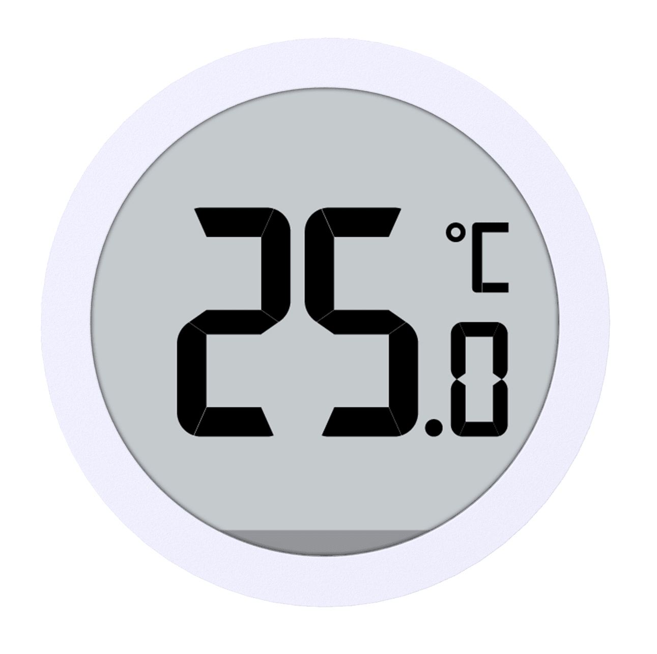 Stil - Thermomètre électronique rond Ø 47,5 mm avec fonction mini-maxi - Stil