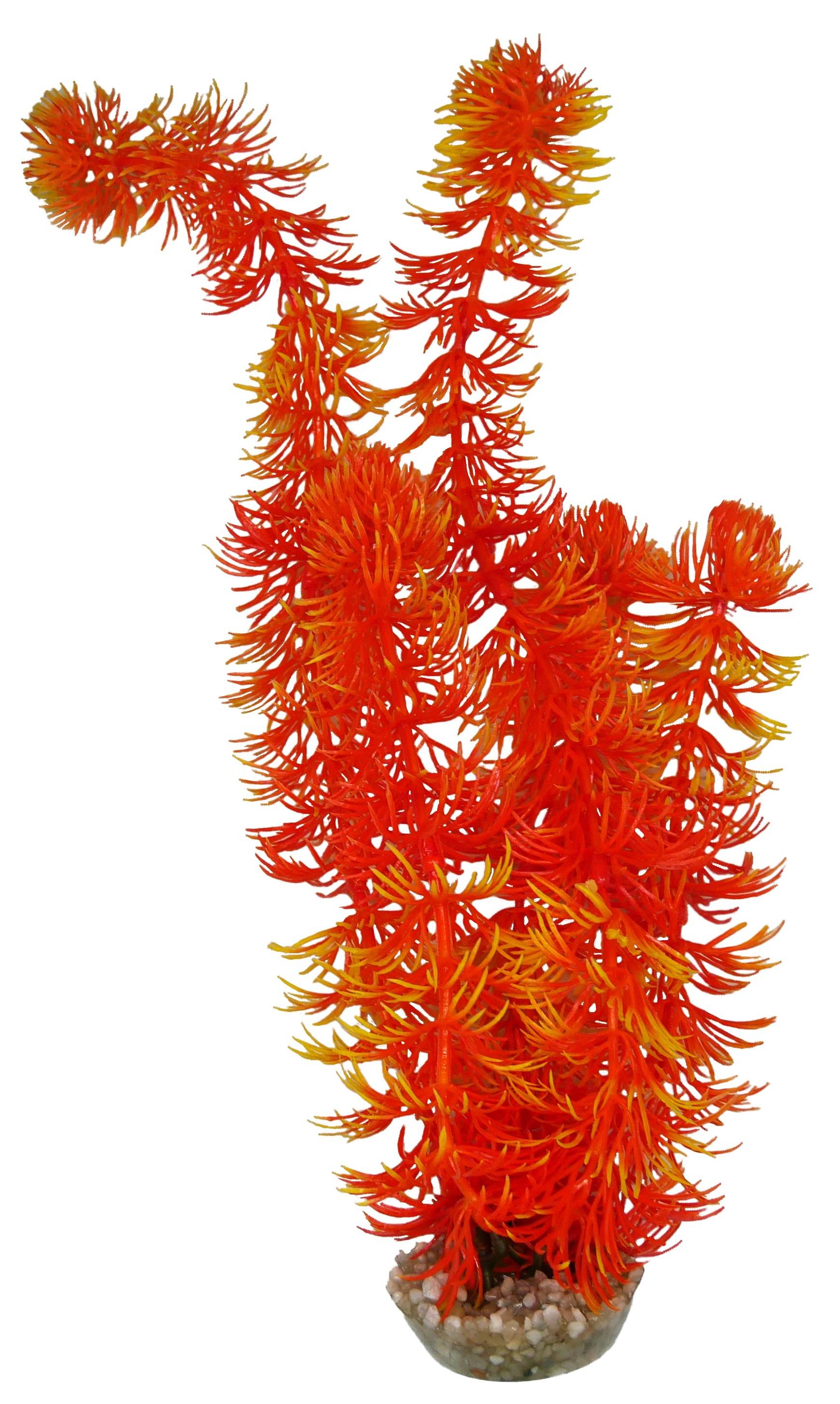 Labéo - Mousse haute artificielle orange - H. 30 cm - Labéo
