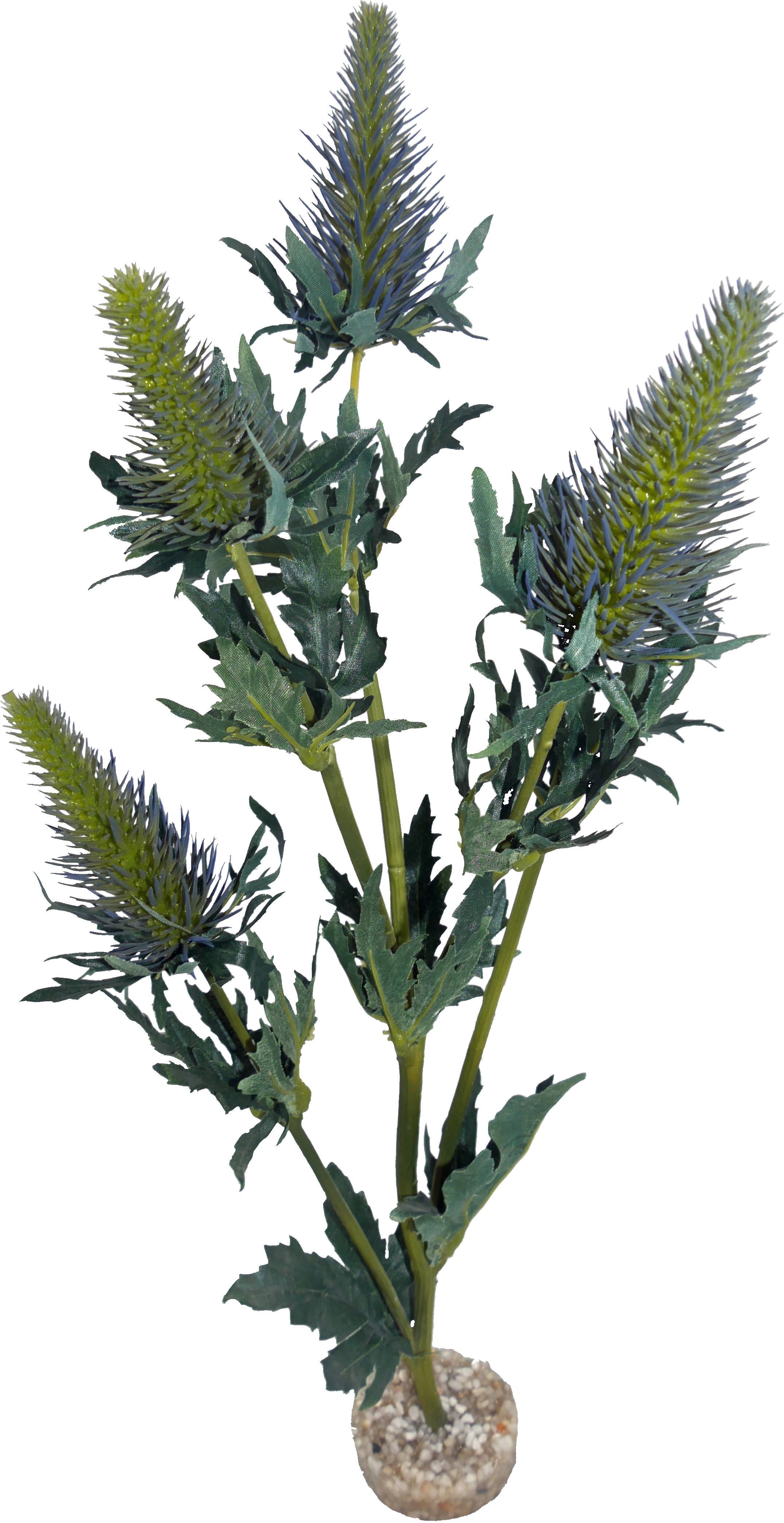 Labéo - chardon artificiel vert bleu - H.42 cm - Labéo