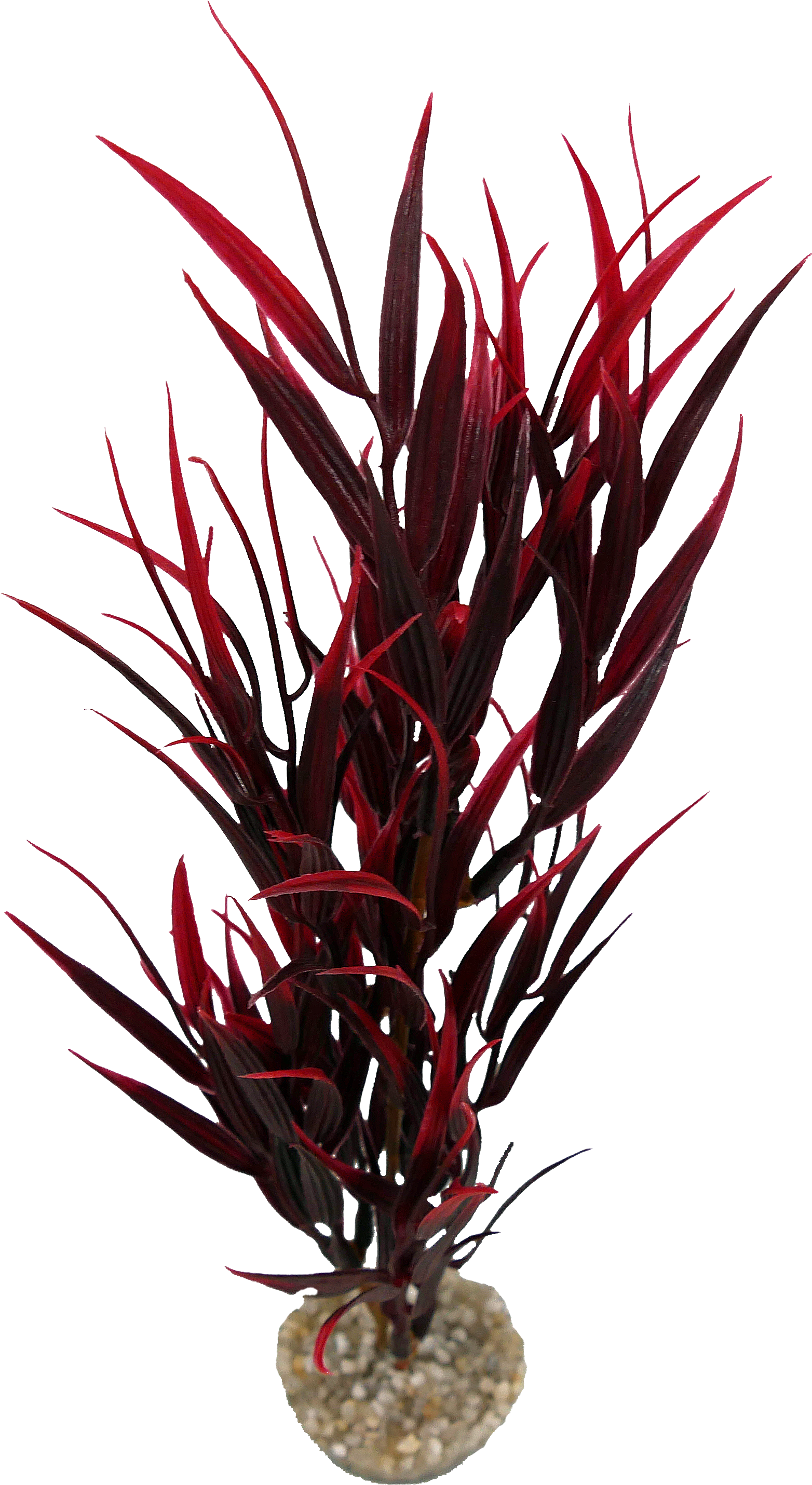 Labéo - Herbe bambou artificielle burgundy - H.27 cm - Labéo