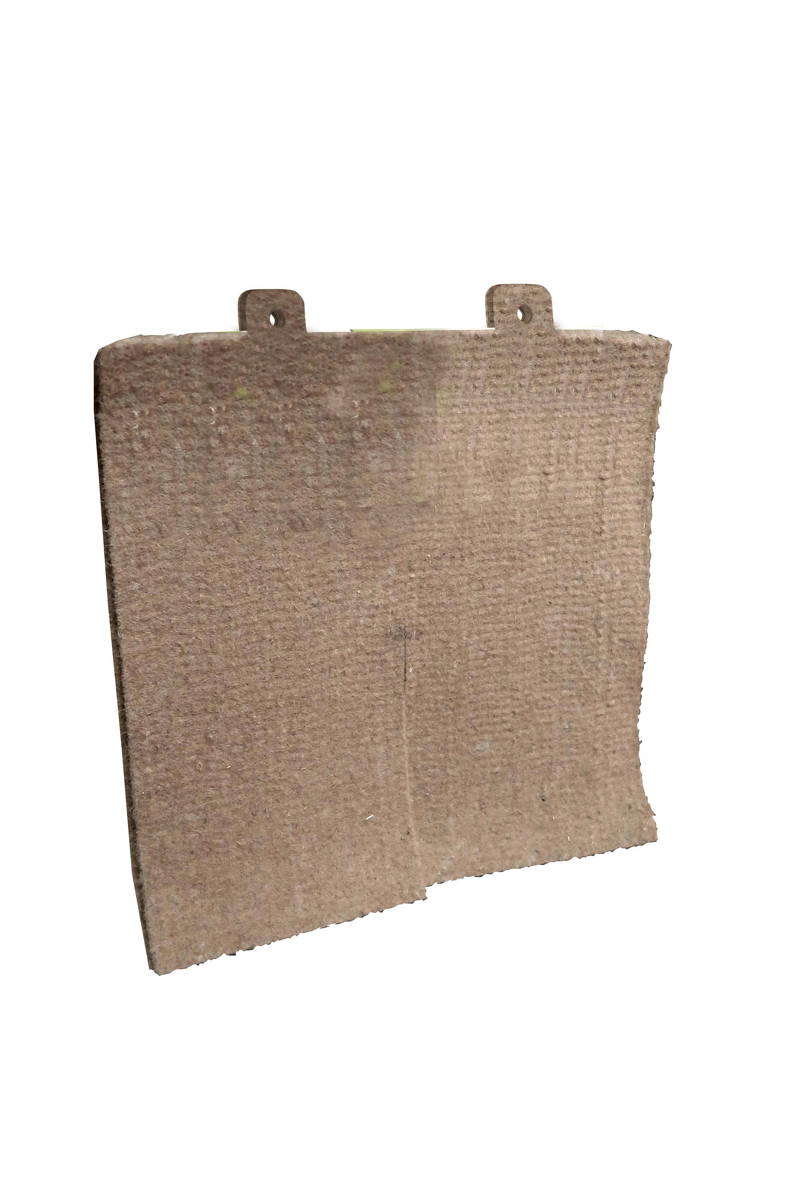 Fieltro de cáñamo cuadrado natural L.40 cm l.40 cm esp.8 mm - Jany france