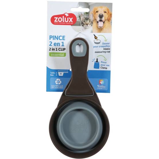 Pince doseur silicone M gris L.19.5 cm l.10 cm H.4 cm - Zolux - Image 2