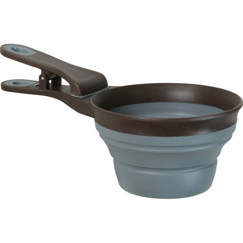 Pince doseur 2 en 1 silicone gris L.22 cm l.12 cm H.4 cm - Zolux - Image 3