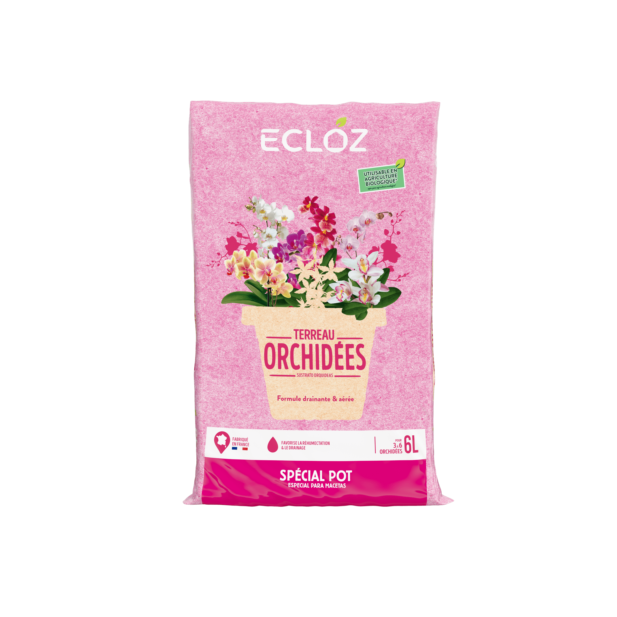Ecloz - Terreau orchidées 6L - ECLOZ - Imagen 2
