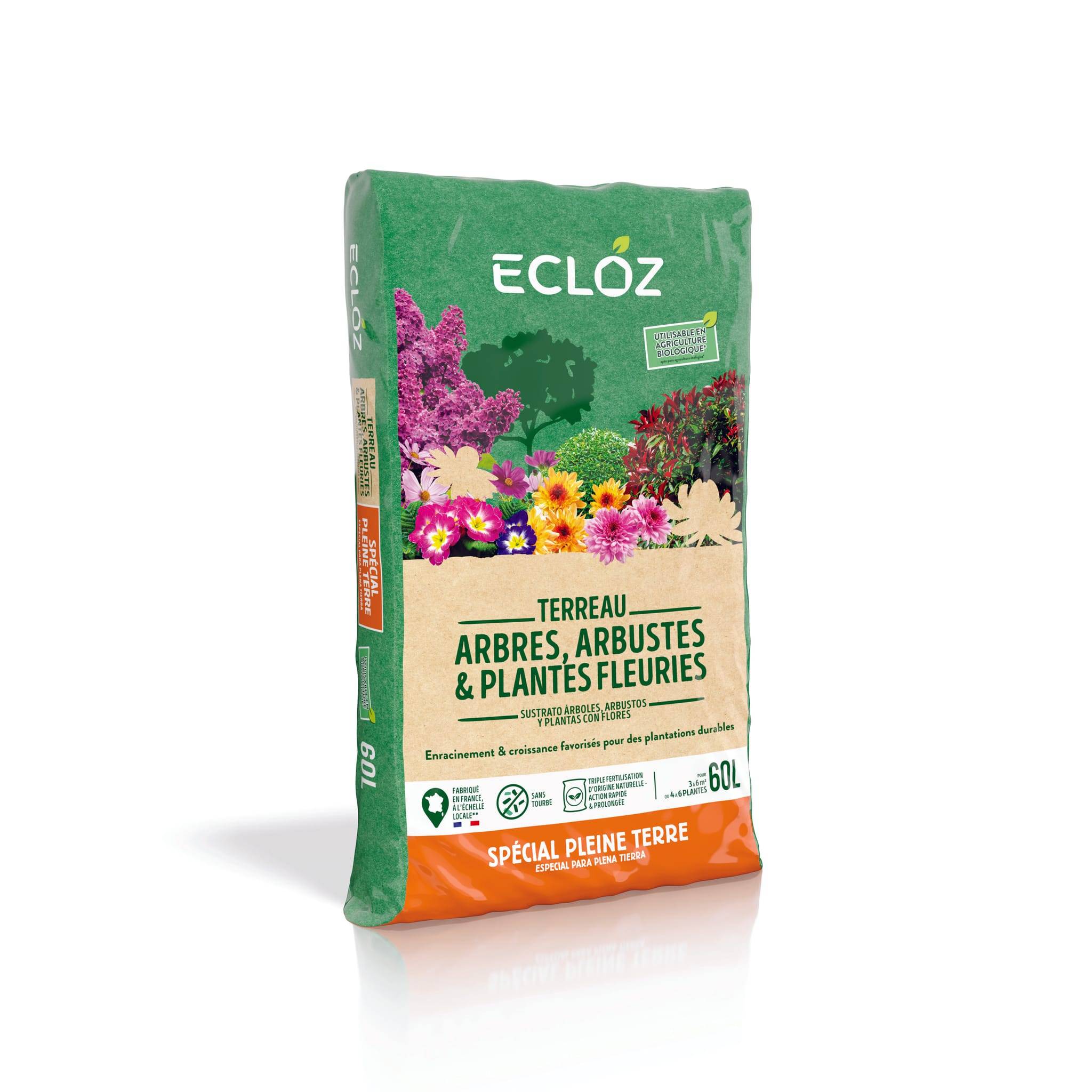 Ecloz - Terreau arbustes pleine terre 60 L - ECLOZ - Image 1
