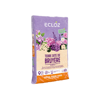 Ecloz - Terre dite de bruyère pleine terre 60 L - ECLOZ