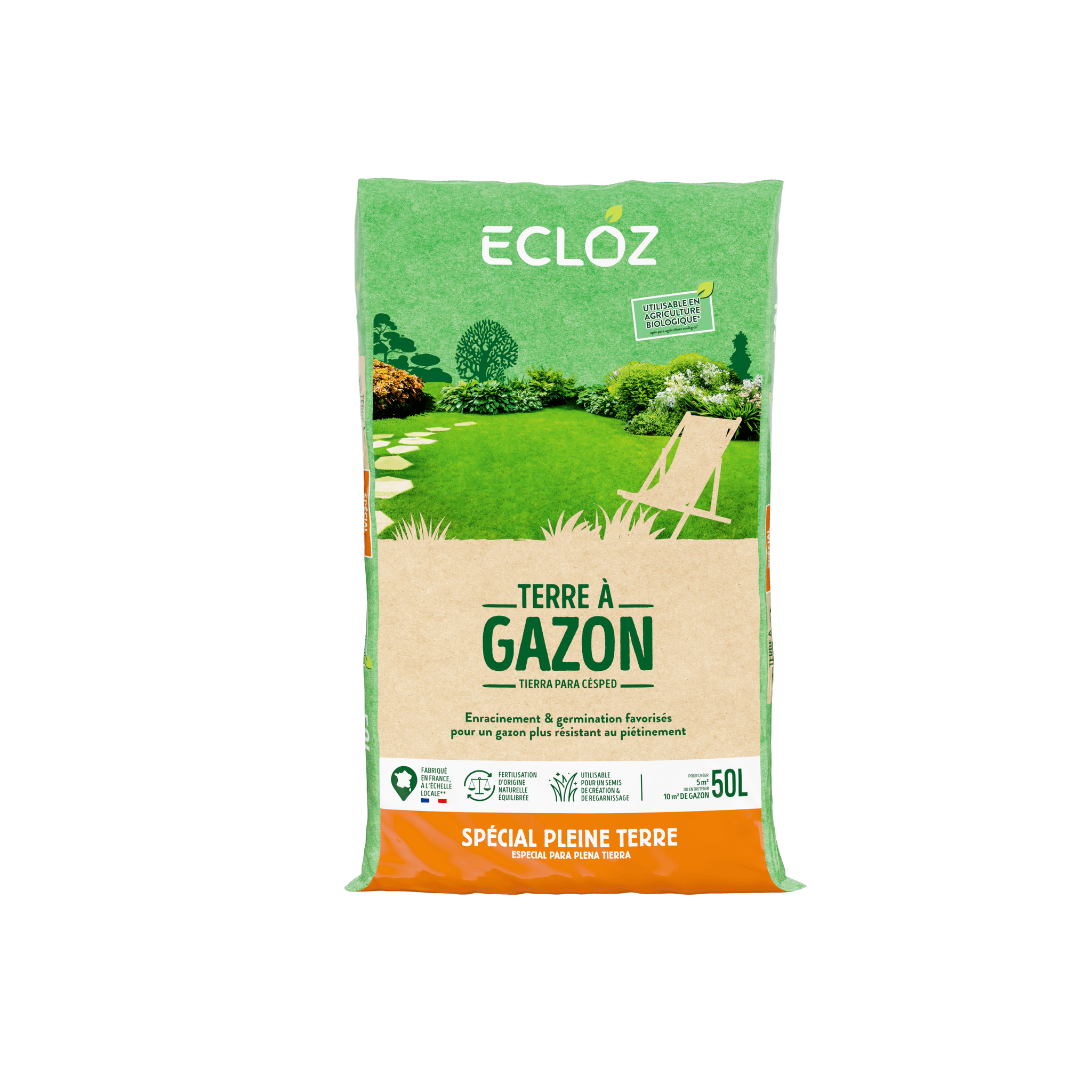 Ecloz - Terre à gazon 50 L - ECLOZ - Image 2