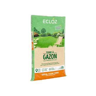 Ecloz - Tierra para césped 50 L - ECLOZ