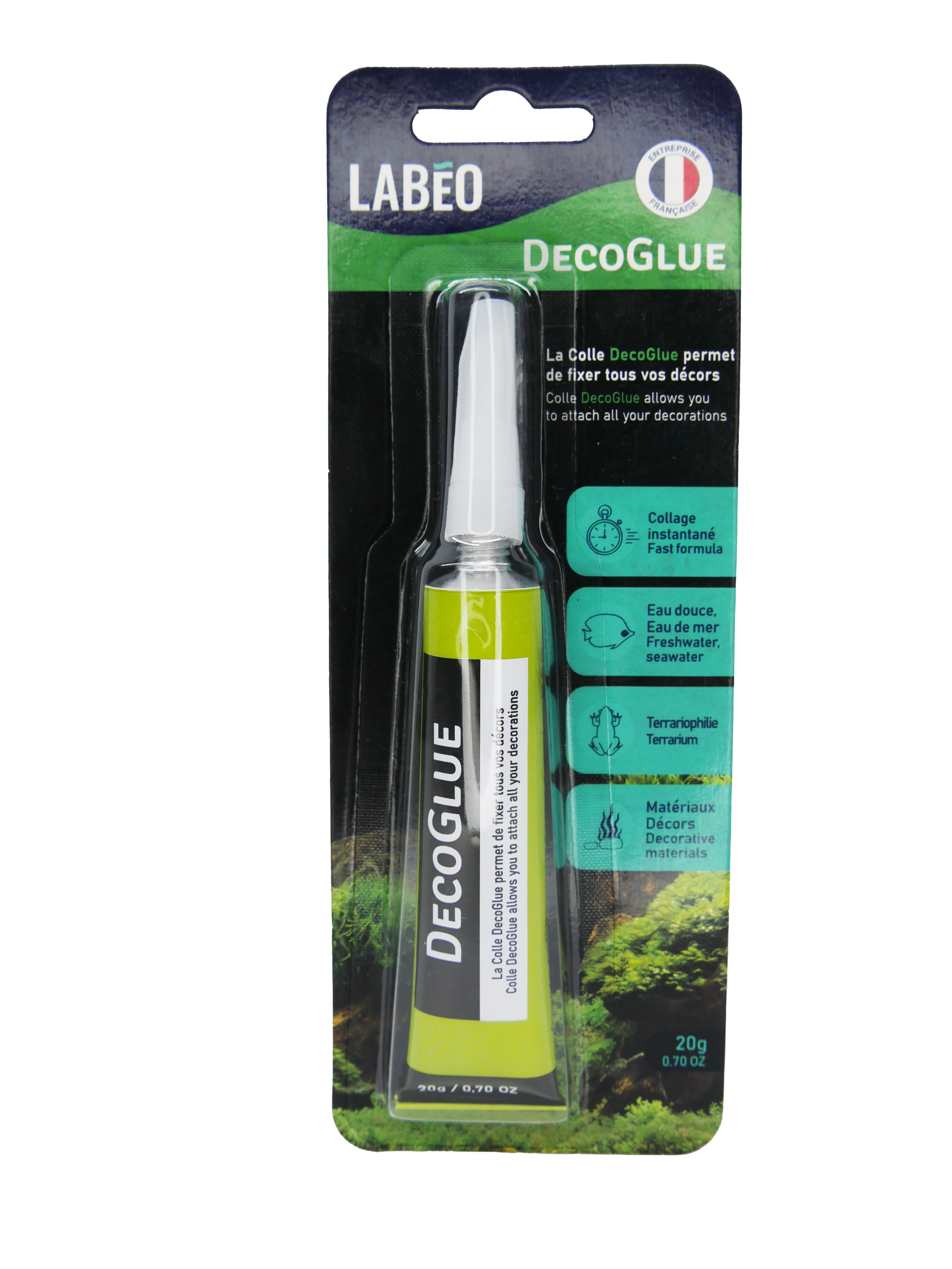 Labéo - DecoGlue pour vos décors aquatiques et terrestres - 20g - Labéo