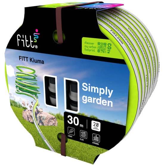 Fitt - Tuyau de jardin léger et flexible vert Ø1.3 cm L.300 cm - Fitt - Image 2