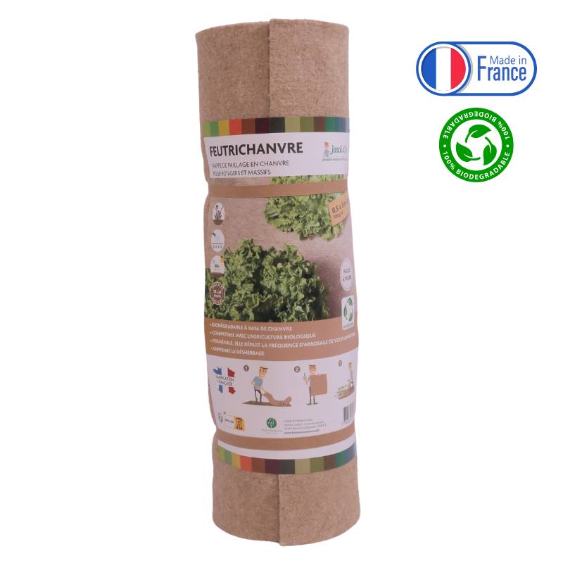 Jardi d'Jo - Nappe de paillage en chanvre - Jardi d'Jo - L.3 xl.0.5m - Imagen 1