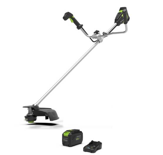 Greenworks - Débroussailleuse 48V BRUSHLESS guidon double + harnais (KIT 1x4Ah) - GREENWORKS - Image 1
