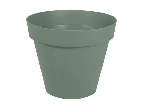 Pot de fleur rond Toscane polypropylène vert laurier Ø100xH.79 cm - Eda plastiques