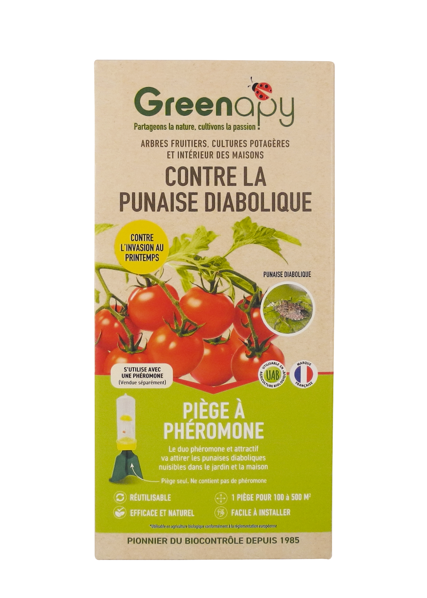 Biotop - Piège anti -punaises diaboliques avec entonnoir - BIOTOP - Imagen 1