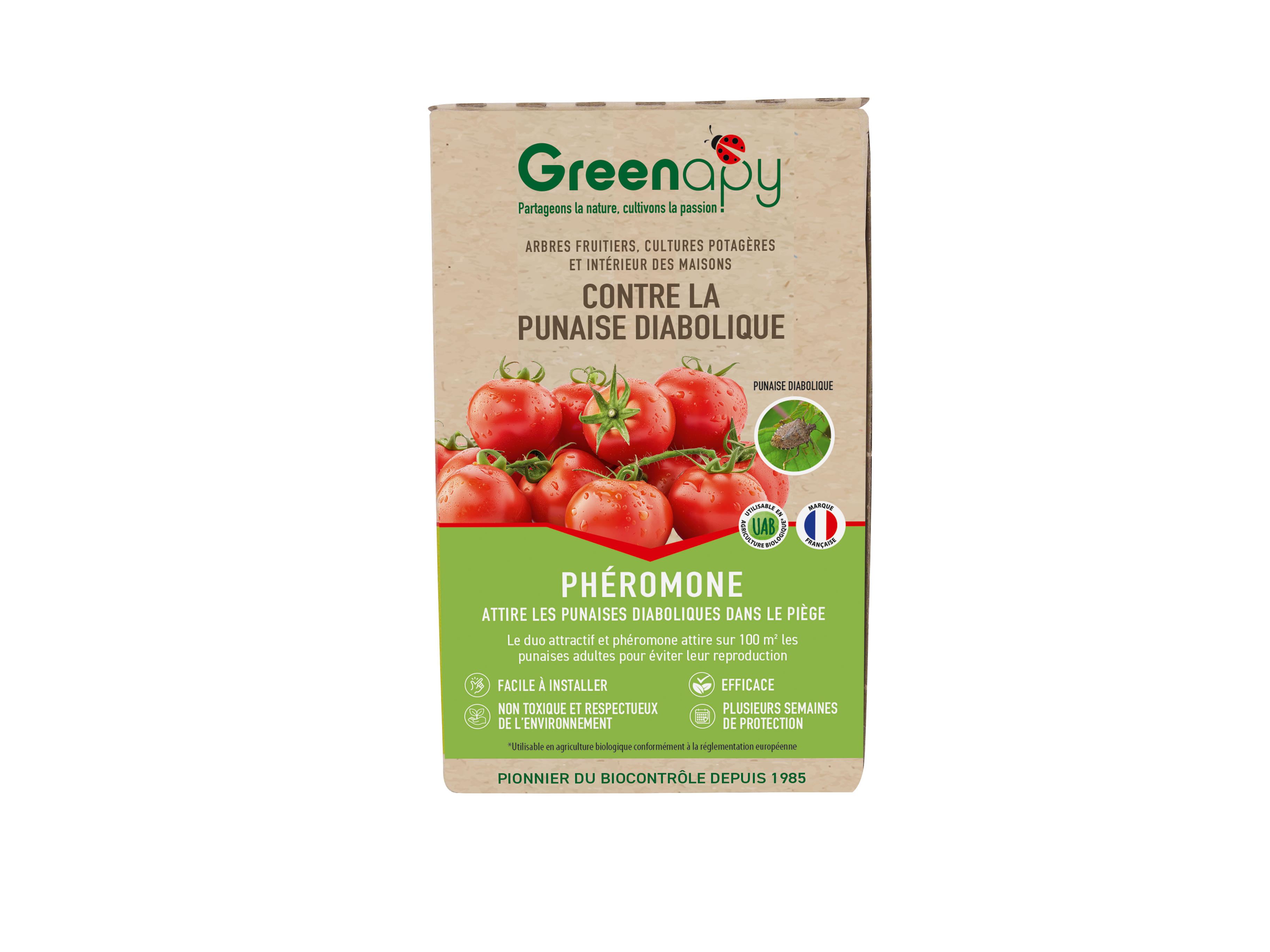 Greenapy - Phéromone punaise diabolique Halyomorpha halys 1 capsule - Greenapy - Image 1