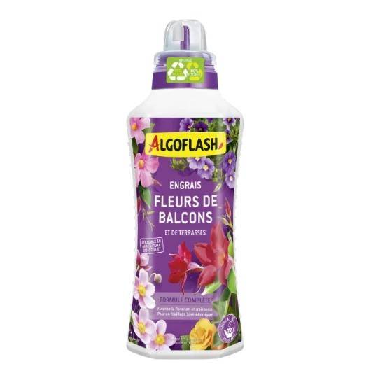 Algoflash - Engrais fleurs, terrasses et balcons 1 L - Algoflash