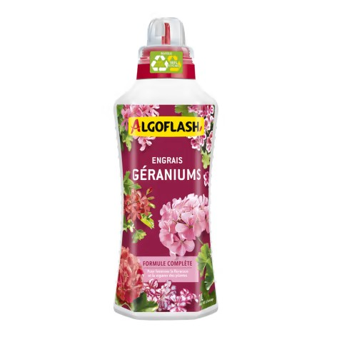 Algoflash - Engrais géraniums liquide 1 L - Algoflash