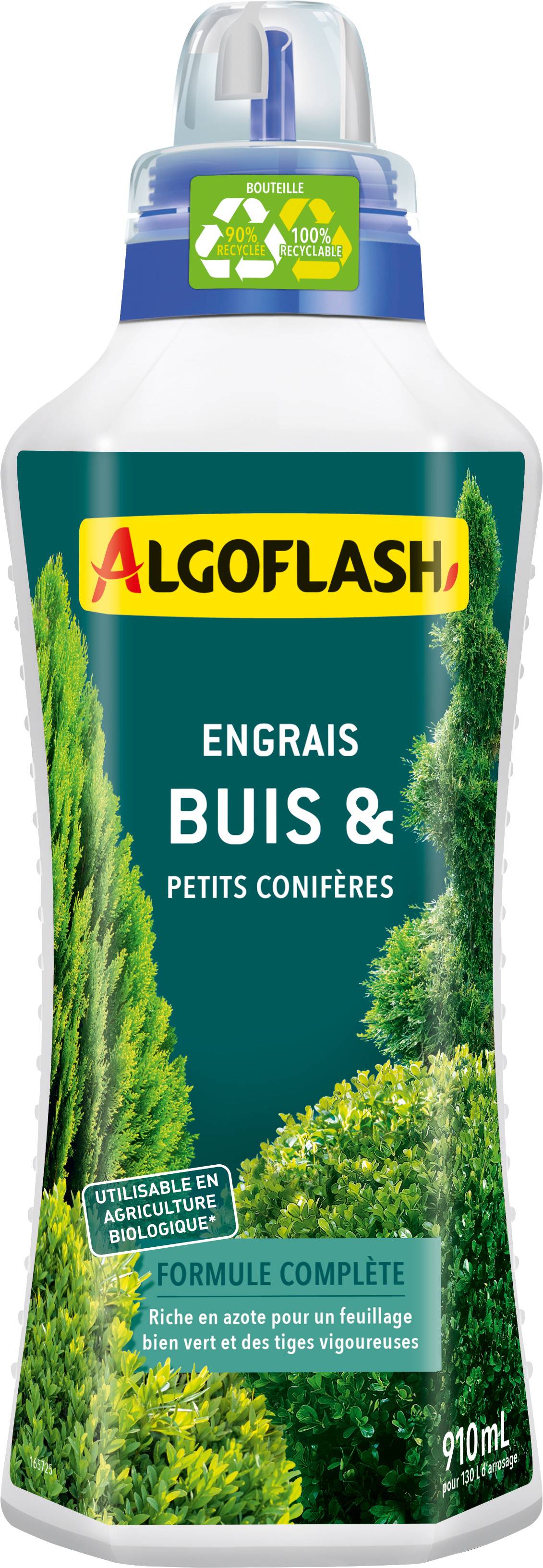Algoflash - Engrais buis liquide 910 mL - Algoflash