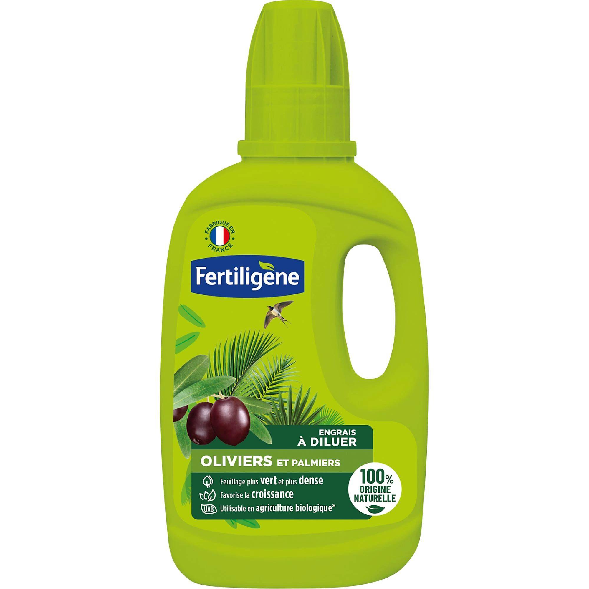 Fertiligène - Fertilizante líquido para olivos y palmeras 400 ml L.55 mm H.212 mm - Fertiligene natural - Imagen 1