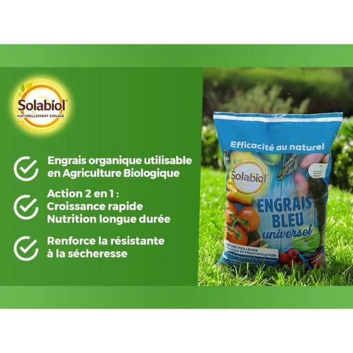 Fertilizante azul universal micro-gránulos sin polvo 4 kg - Solabiol - Imagen 3