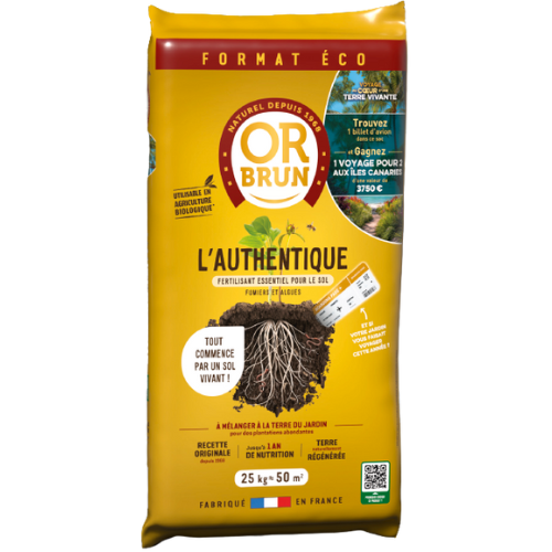 Or Brun - L'Authentique 25 kg - Or Brun