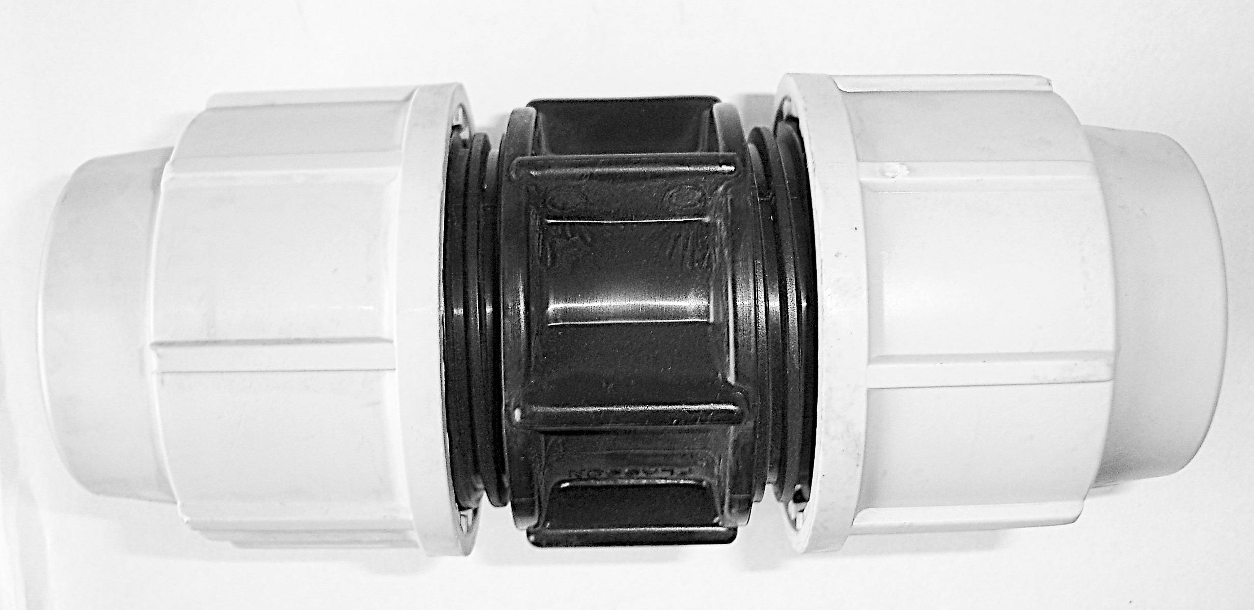 plasson - Conector de compresión manguito igual Ø 32mm - Plasson