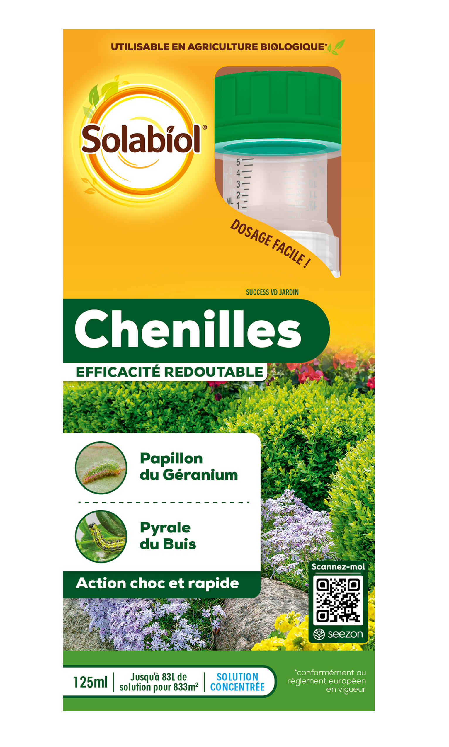 Solabiol - Chenilles concentre 125ml