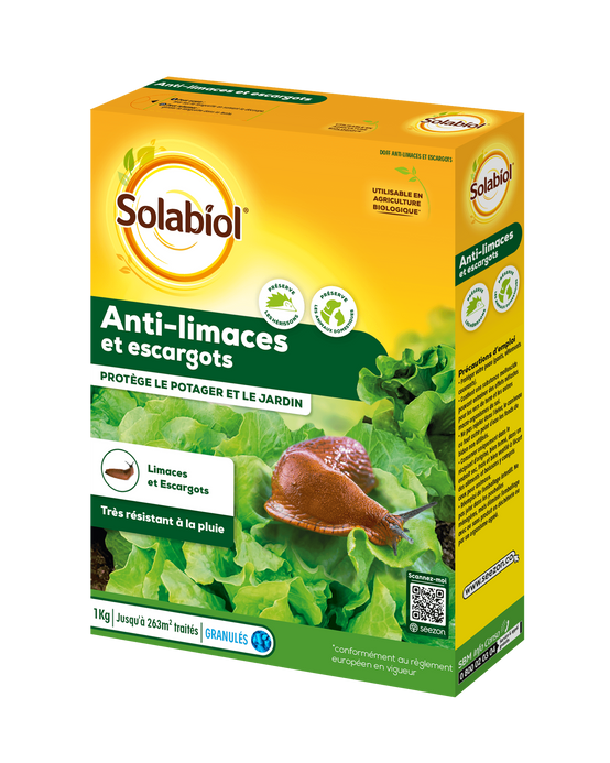 Solabiol - ANTI-LIMACES ET ESCARGOTS 1 KG SOLABIOL