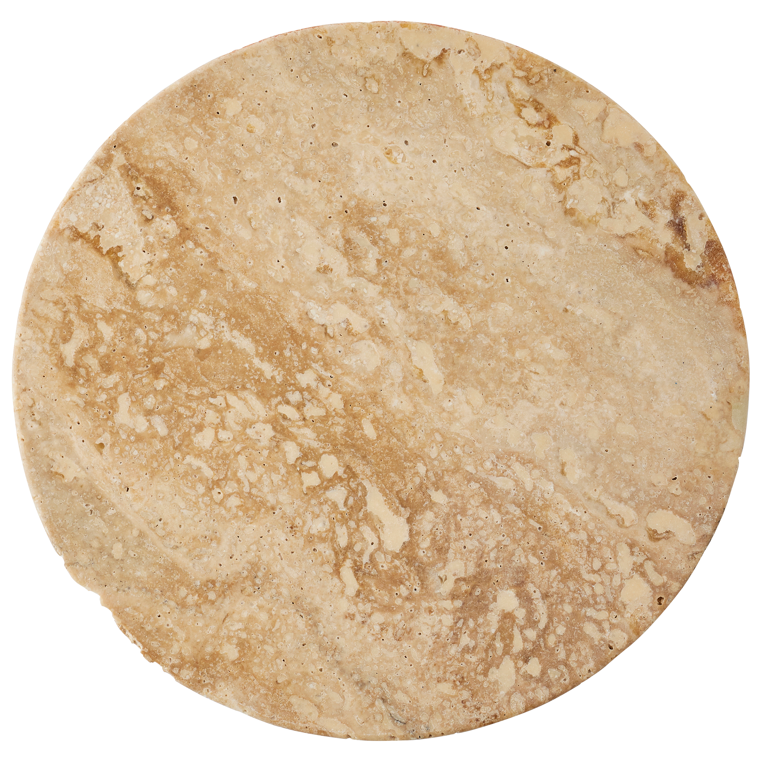 Ecloz - Plateau sur pied travertin H.10 cm - ECLOZ - Imagen 3