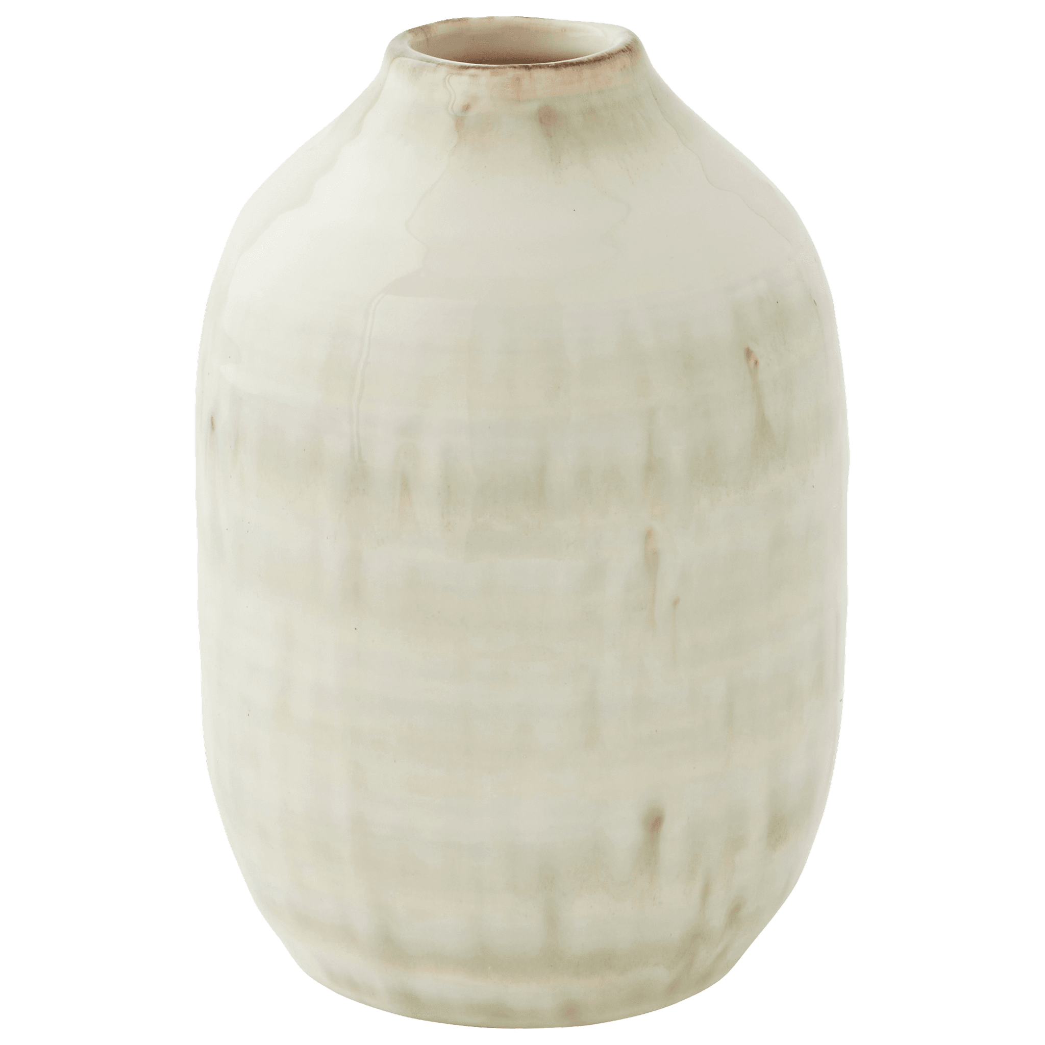 Vase cylindrique blanc cassé H.17 cm - ECLOZ - Image 2