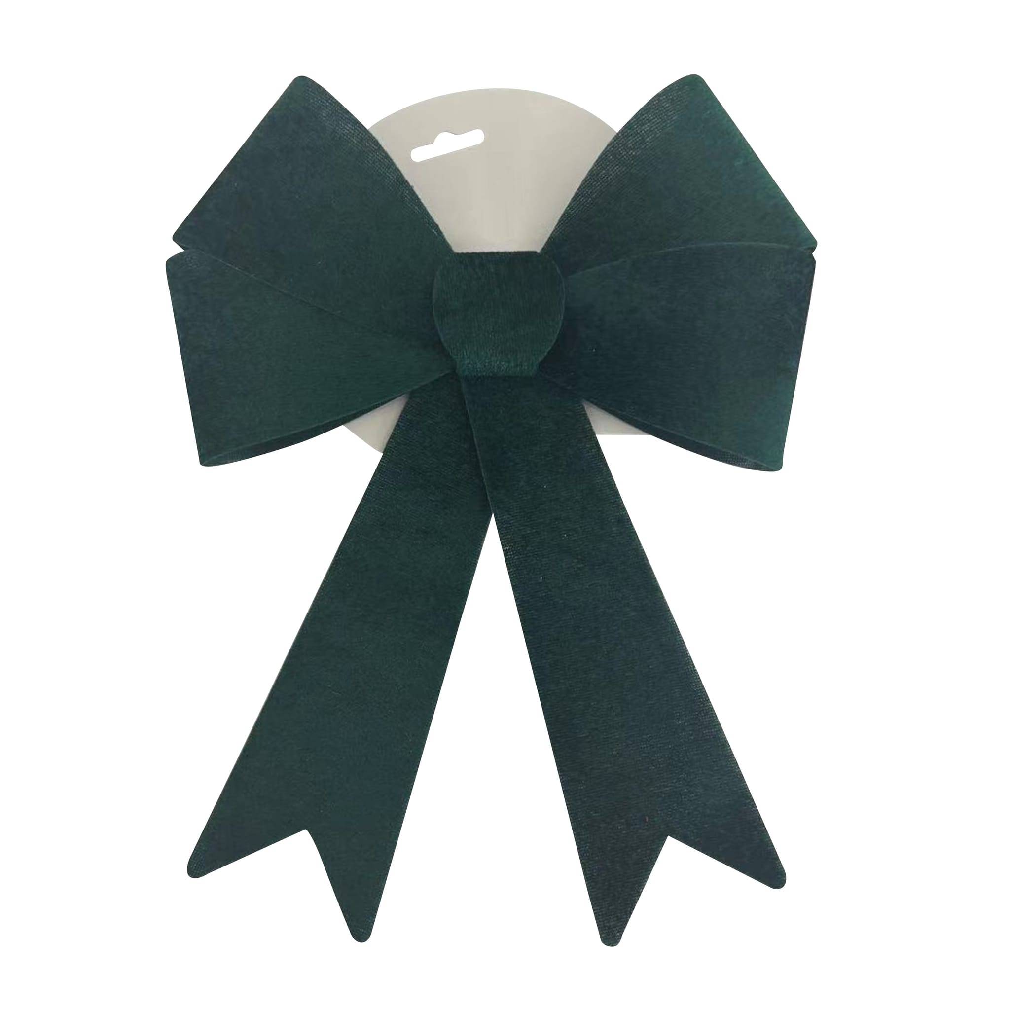 Nœud en polyester vert L.29 x l.24 cm - ECLOZ