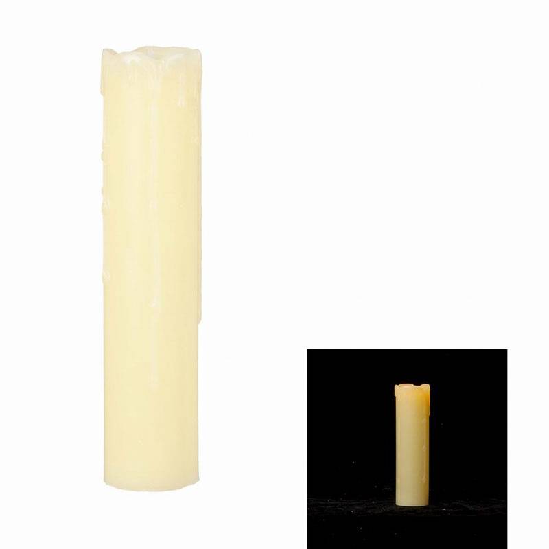 Bougie LED écrue droite H.22,5 cm - ECLOZ