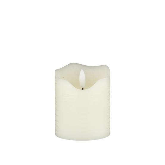 Bougie LED écrue H.10 cm - ECLOZ